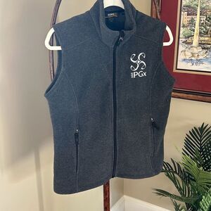 PGX Gray Fleece Vest